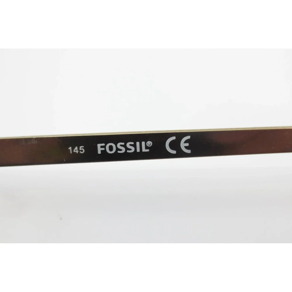 Fossil Sully DC7 Tortoise Bronze Round Eyeglass Frames 46-18-145 38508